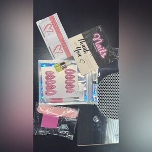 Pink Chrome Press On Nails